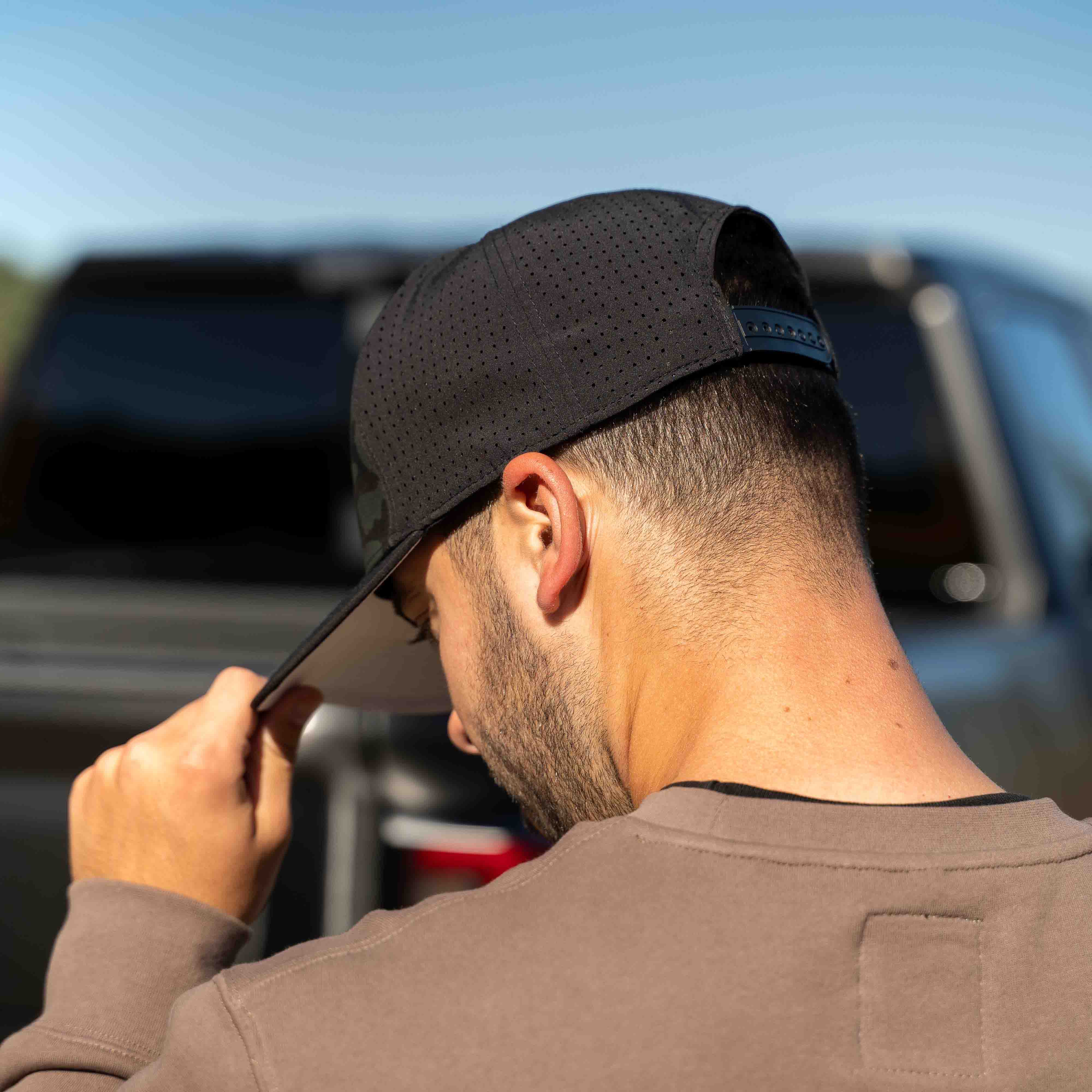 Limited Black Camo Hydro-Snapback Hat - Image 4