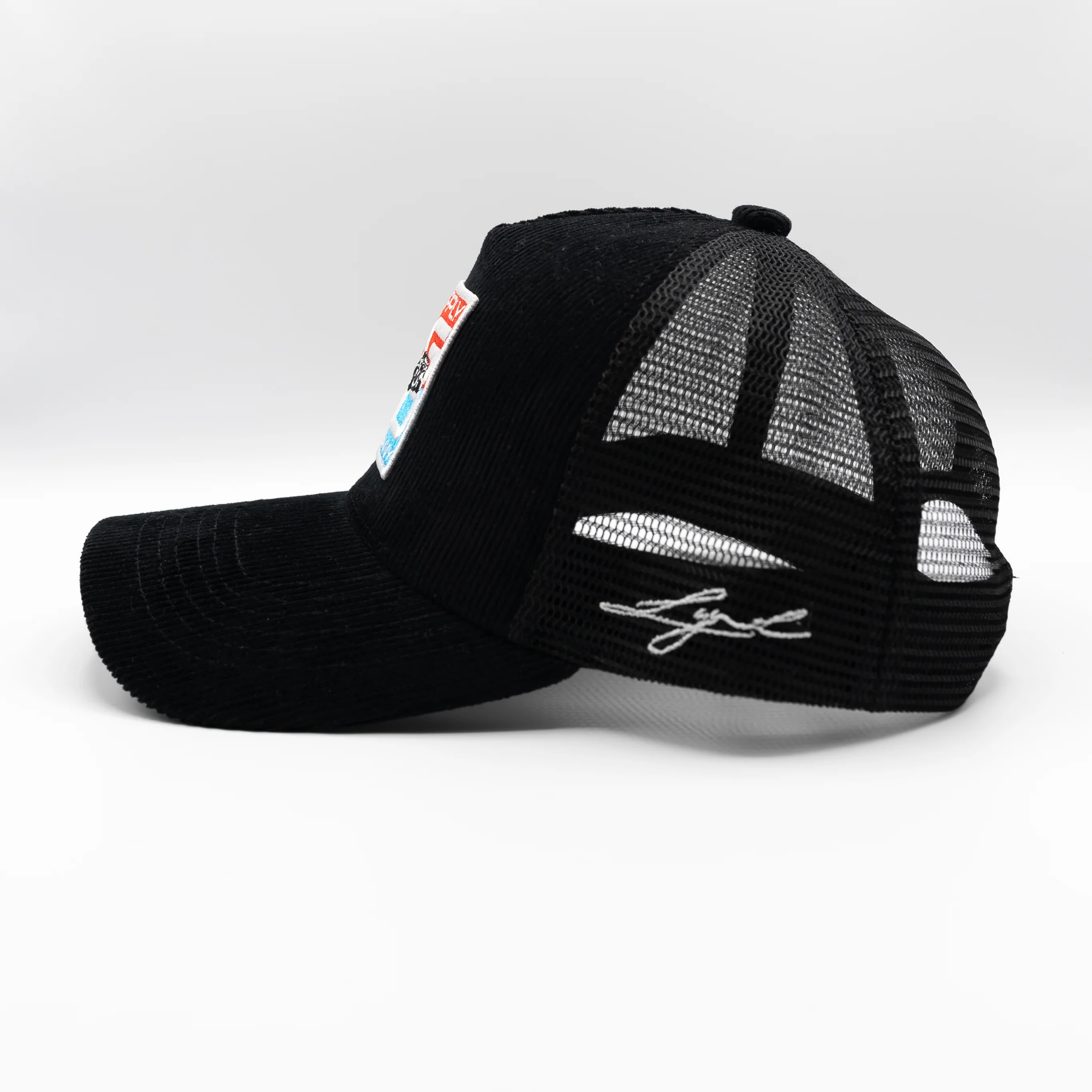 Corduroy Race Team Trucker Cap - Image 3