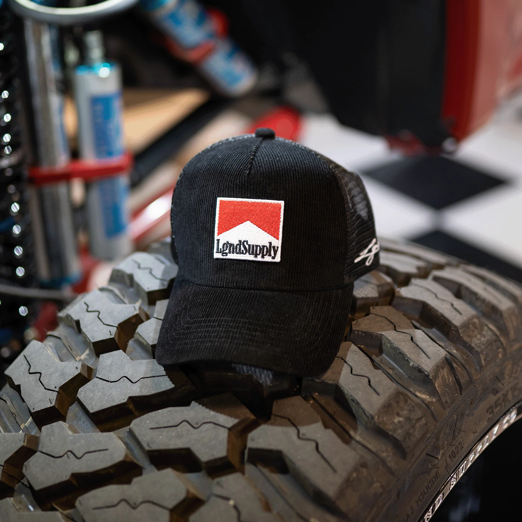 Limited Smoky Roads Corduroy Trucker Cap - Image 3