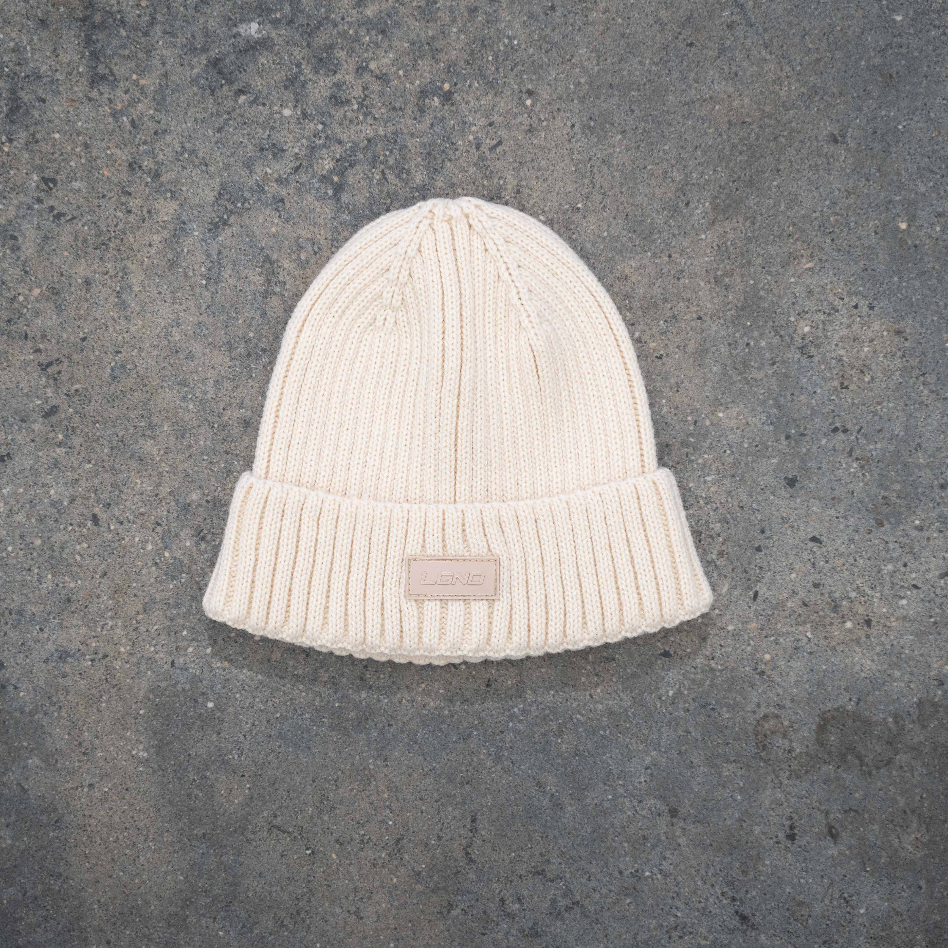 Tan Jacquard Beanie - Image 3