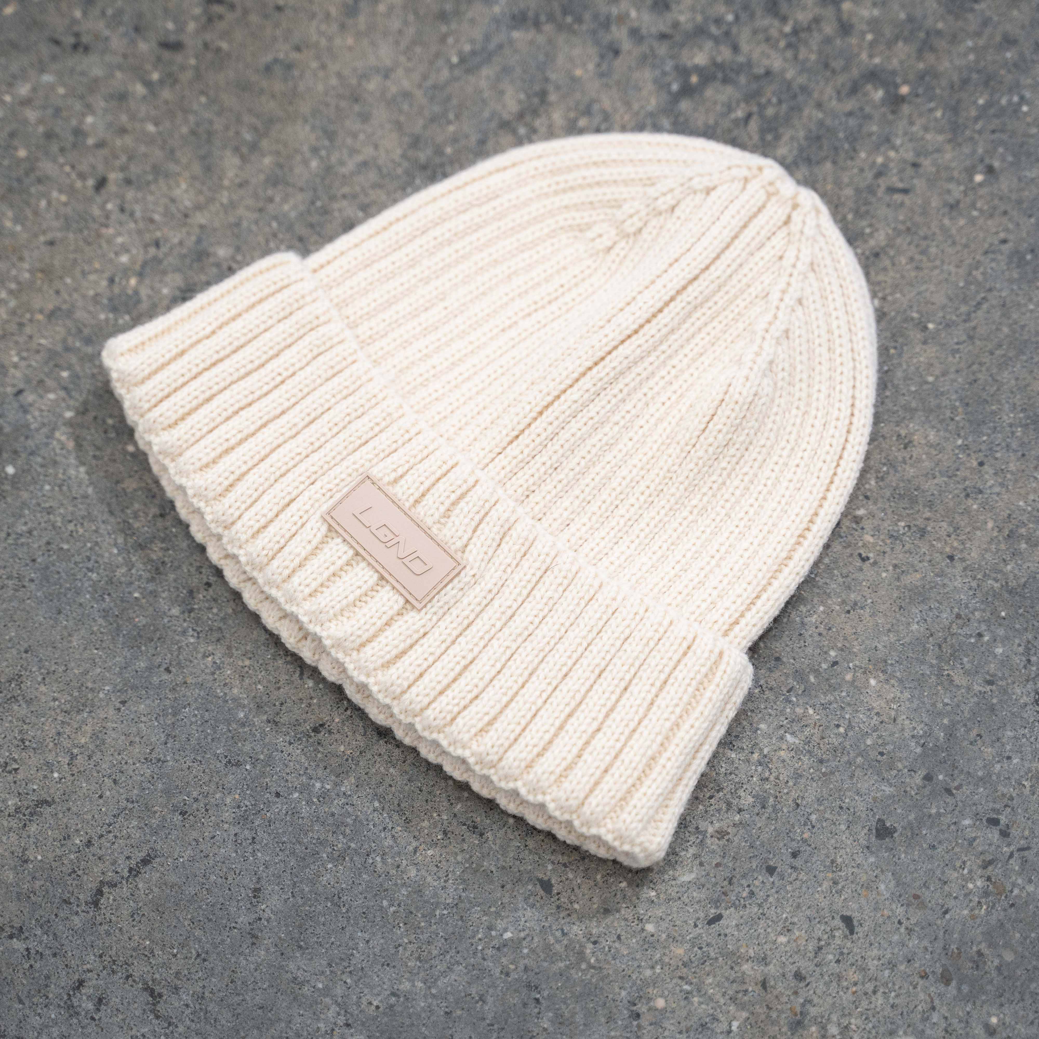 Tan Jacquard Beanie - Image 4